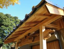 上谷氷川神社神器庫新築　上谷氷川神社